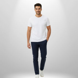 Maitrova Regular Fit T-Shirt – White
