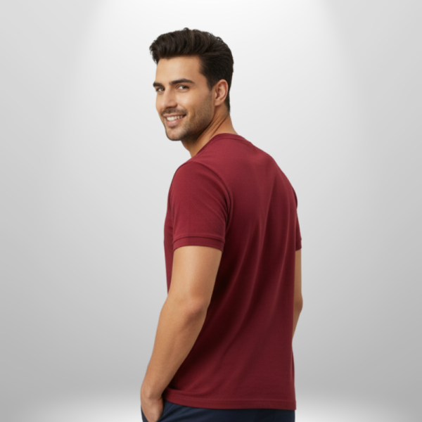 MHG (3) Maitrova Regular Fit T-Shirt –Maroon